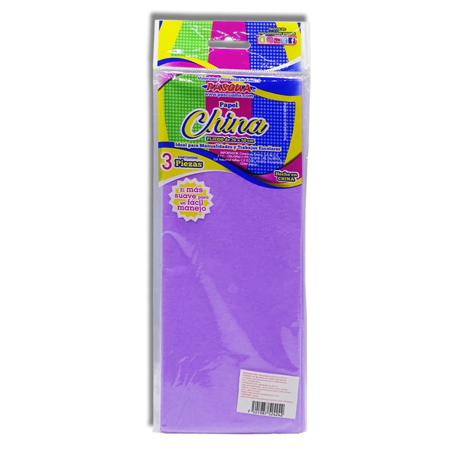 PAPEL CHINA C/3PZ PASCUA