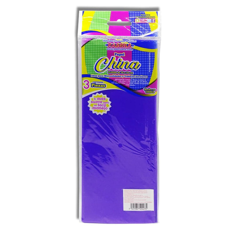 PAPEL CHINA C/3PZ PASCUA