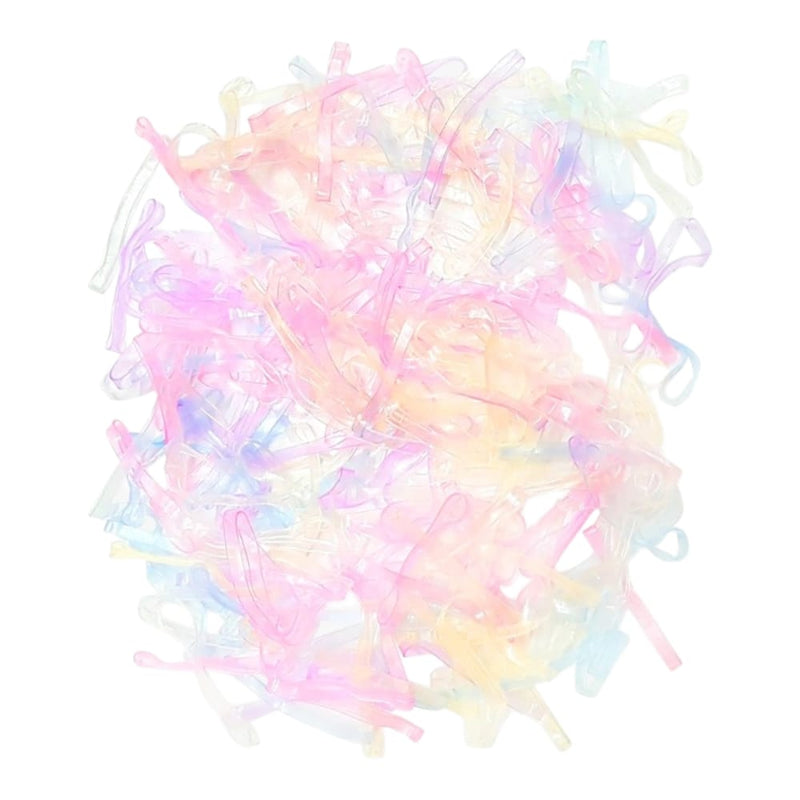 LIGA PARA CABELLO C/200PZ AND TRANSPARENTES PASTEL