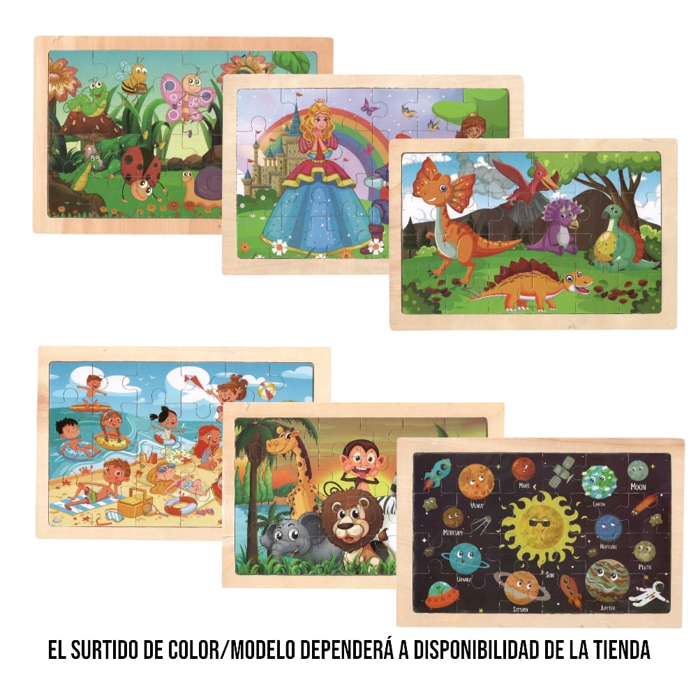 ROMPECABEZA DE MADERA 22X15CM