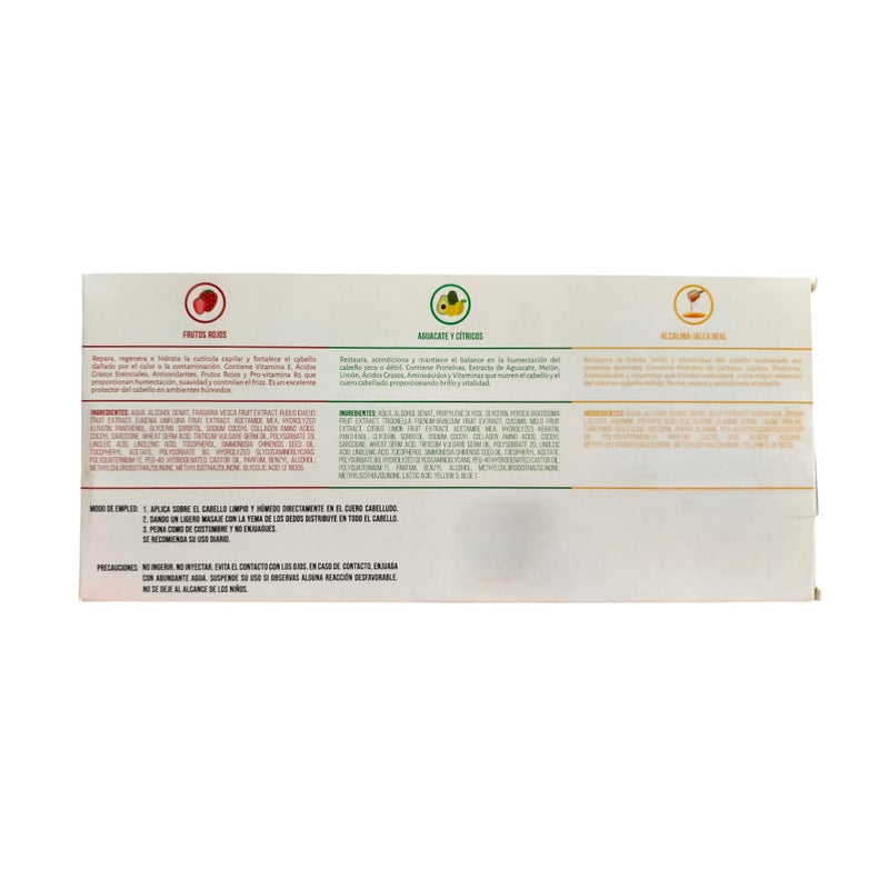 AMPOLLETA 20ML C/10PZ AGUACATE Y CITRICO