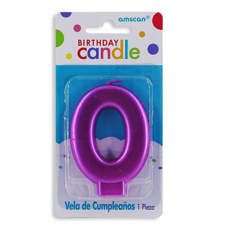 amscan GRANMARK, S.A. DE C.V. VELA GRANMARK NUMERICA METALICA ROSA #0