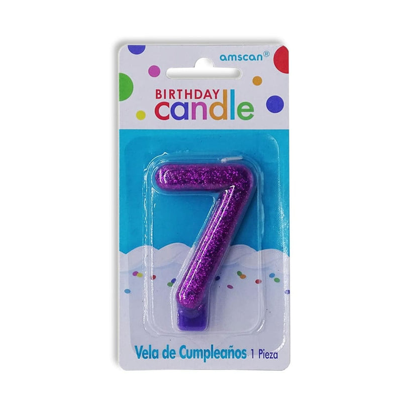 amscan GRANMARK, S.A. DE C.V. VELA NUMERICA BRILLOS #7