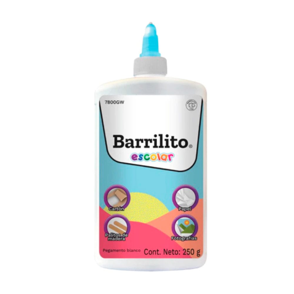Barrilito GOBA INTERNACIONAL, S.A. DE C.V. PEGAMENTO ESCOLAR BLANCO BARRILITO 250ML