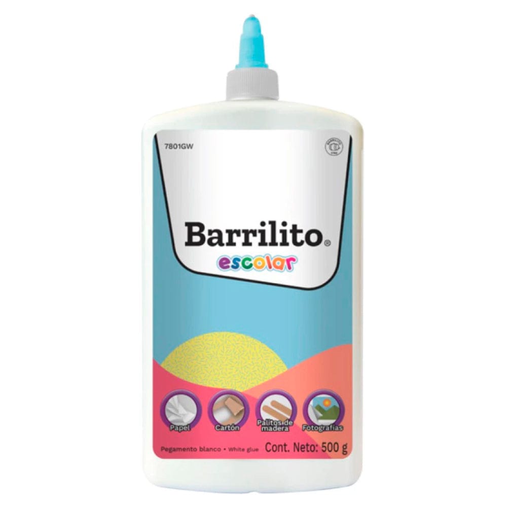 Barrilito GOBA INTERNACIONAL, S.A. DE C.V. PEGAMENTO ESCOLAR BLANCO BARRILITO 500ML