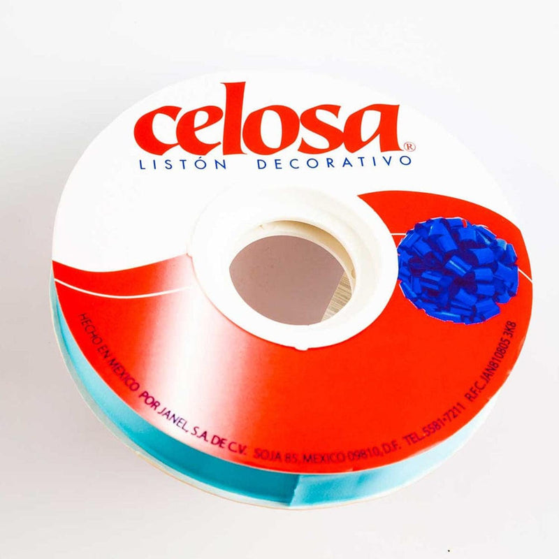 Celosa JANEL, S.A. DE C.V. CINTA CELOSA LISO #3 AZUL TURQUESA 09
