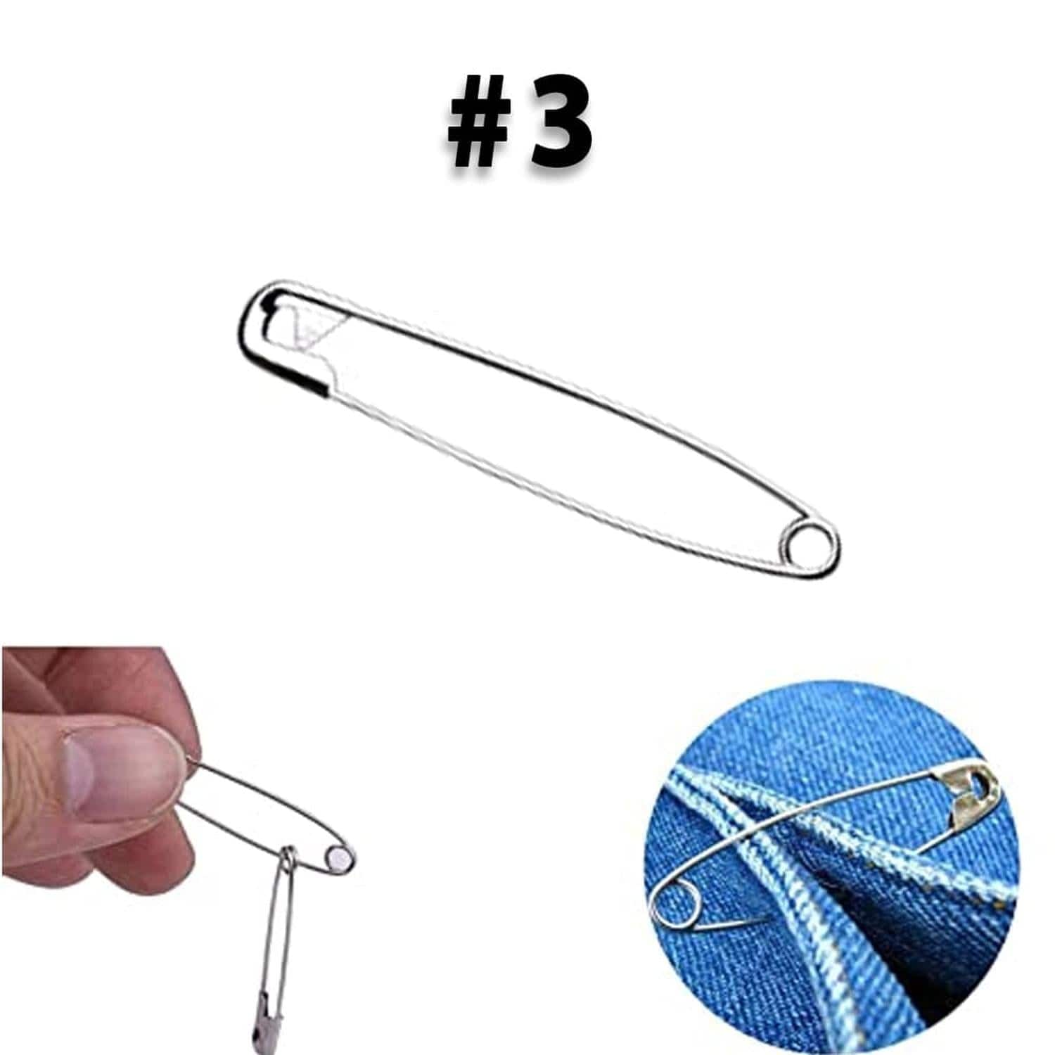 Confetti PRODUCTOS NAEN, S. DE R.L. DE C.V. ALFILER DE SEG. NIQUELADO CONFETTI C/72PZ #3