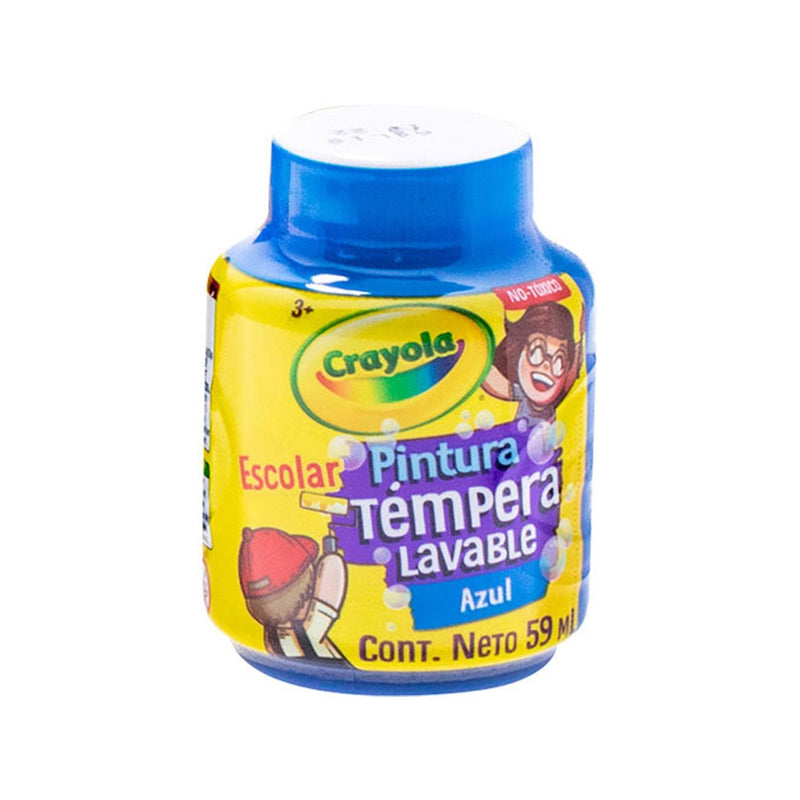 Crayola BINNEY & SMITH MEXICO, S.A. DE C.V. PINTURA TEMPERA CRAYOLA 59ML AZUL