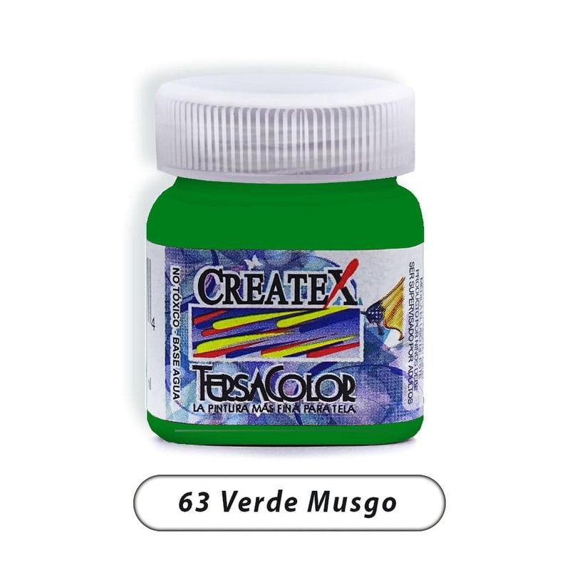 Createx DECOART, S.A. DE C.V. PINTURA TERSACOLOR CREATEX 30ML VERDE MUSGO