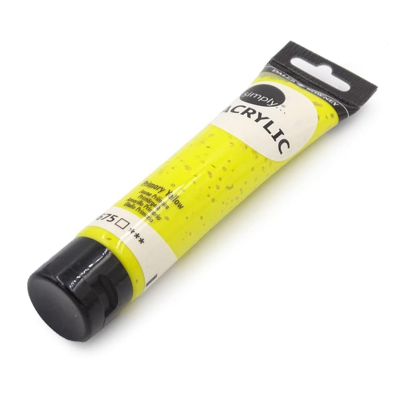 Daler & Rowney ARTE, DIXON COMERCIALIZADORA, SA DE CV TUBO PINTURA ACRILICA SIMPLY DALER & ROWNEY 75ML AMARILLO PRIMARIO