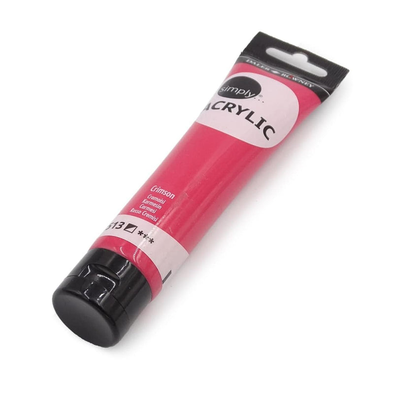 Daler & Rowney ARTE, DIXON COMERCIALIZADORA, SA DE CV TUBO PINTURA ACRILICA SIMPLY DALER & ROWNEY 75ML CARMESI