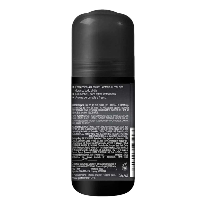 Garnier MOEDANOS OTC, S.A. DE C.V. OBAO FOR MEN 65G AUDAZ NEGRO