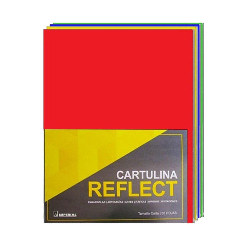 Imperial CORPORACION PAPELERA IMPERIAL, S.A. DE C.V. CARTULINA REFLECT T.CARTA C/50H MULTICOLOR