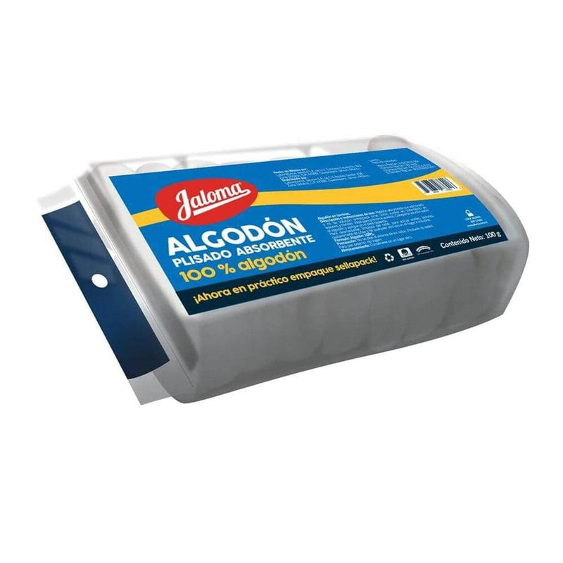 Jaloma LABORATORIOS JALOMA, S.A. DE C.V. ALGODON ABSORBENTE PLISADO 100GR JALOMA