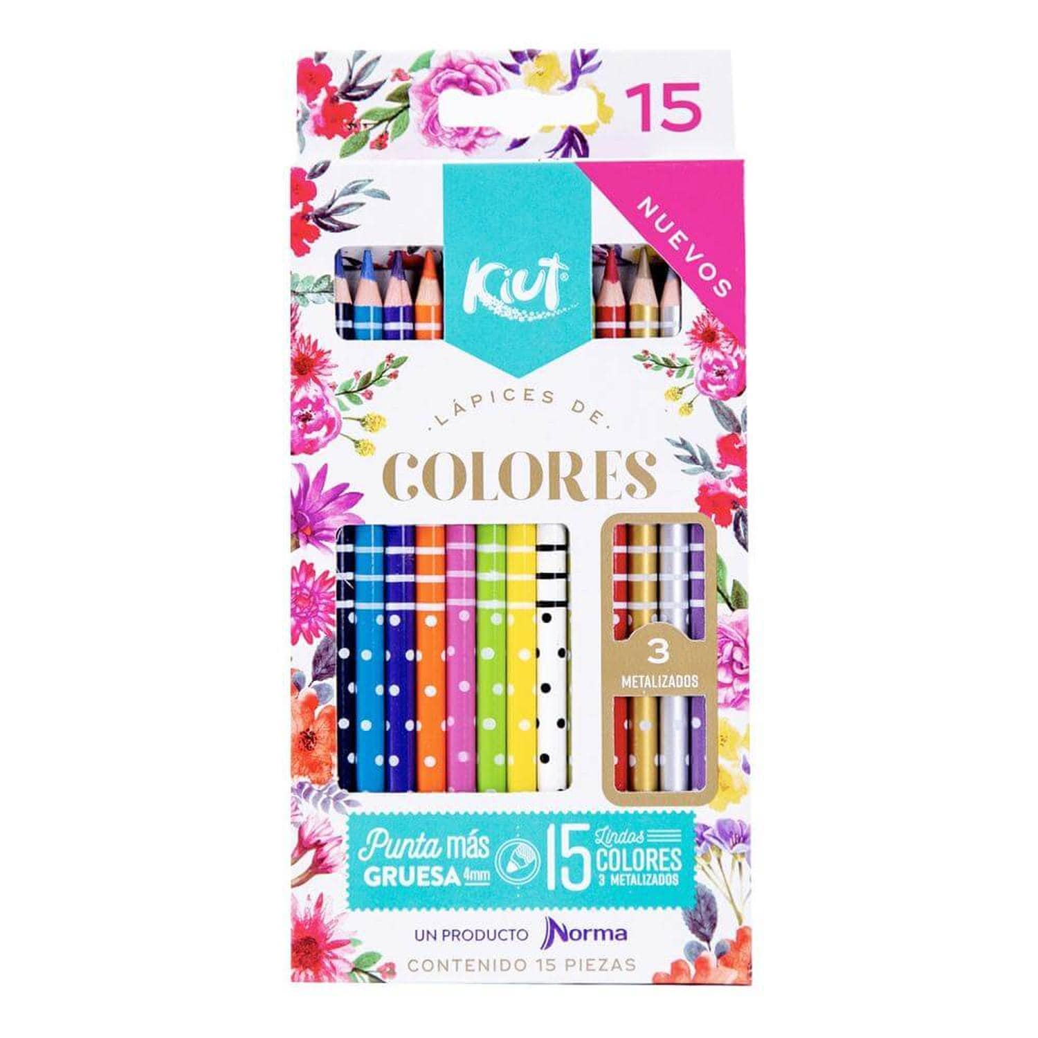 Kiut CARVAJAL EDUCACION, S.A. DE C.V. COLORES KIUT X 15