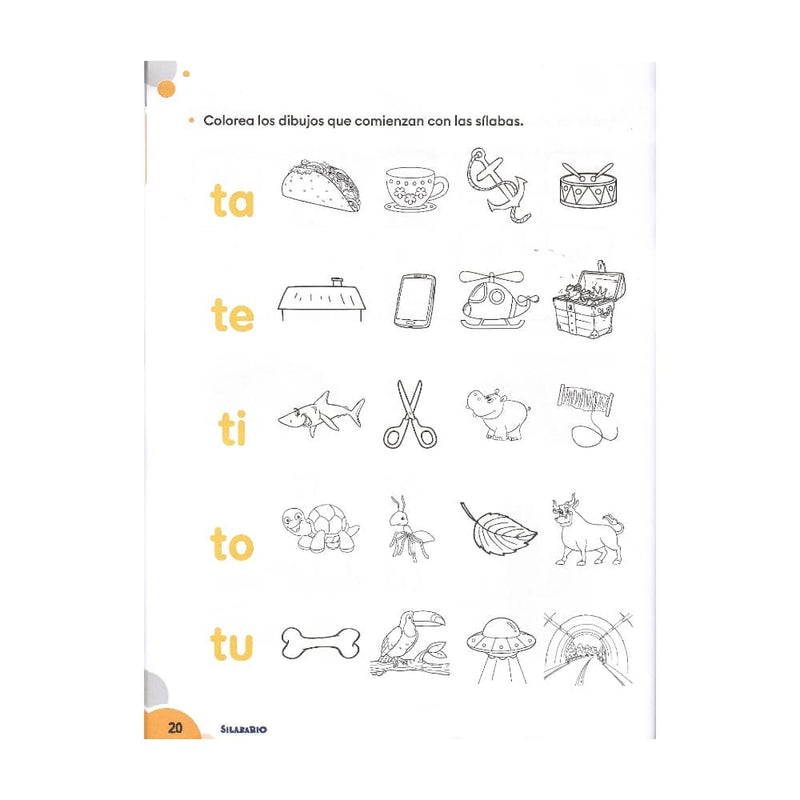 Larousse EDICIONES LAROUSSE, S.A. DE C.V. LIBRO ACTIVIDADES SILABARIO PREESCOLAR 3, PRIMARIA 1