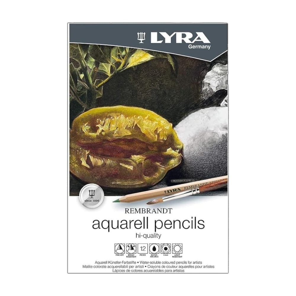 LYRA ARTE, DIXON COMERCIALIZADORA, SA DE CV LAPIZ COLOR REMBRANDT C/12PZ ACUARELABLES