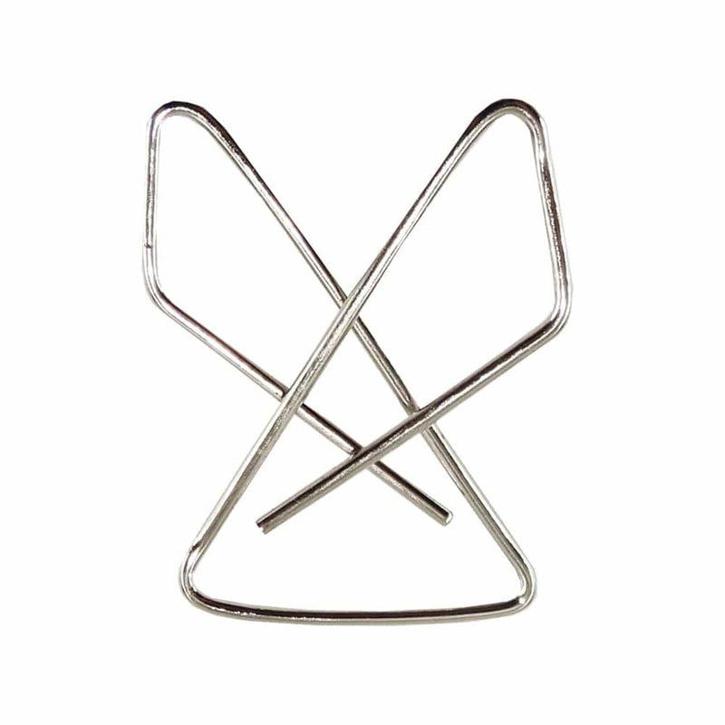 MAE SOLUCIONES DE DISTRIBUCION INTEGRAL, S.A. DE C.V. CLIP NIQUELADO MARIPOSA #1 4.5X6.6CM C/12PZ MAE