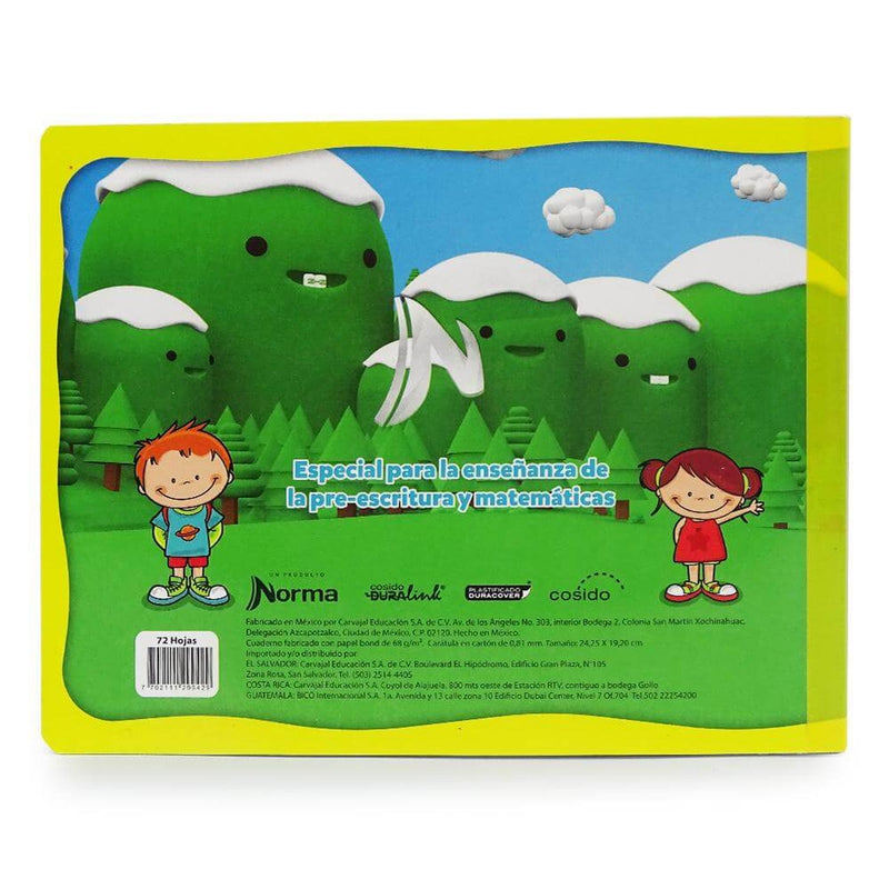 Norma CARVAJAL EDUCACION, S.A. DE C.V. CUADERNO COSIDO CUADRITOS B NORMA