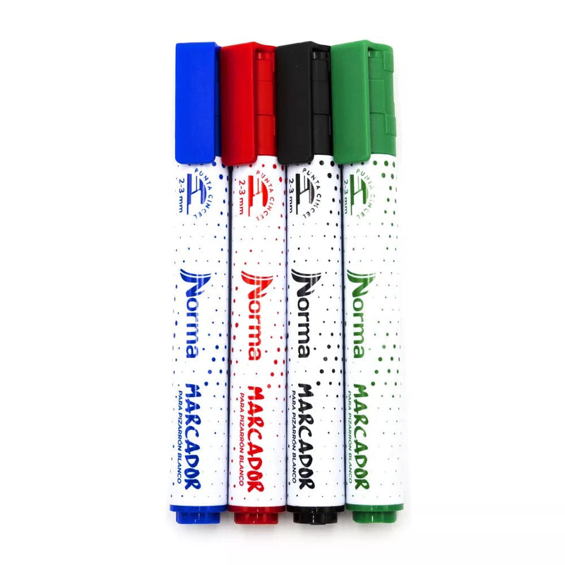 Norma CARVAJAL EDUCACION, S.A. DE C.V. MARCADOR NORMA PARA PIZARRON BLANCO C/4PZ