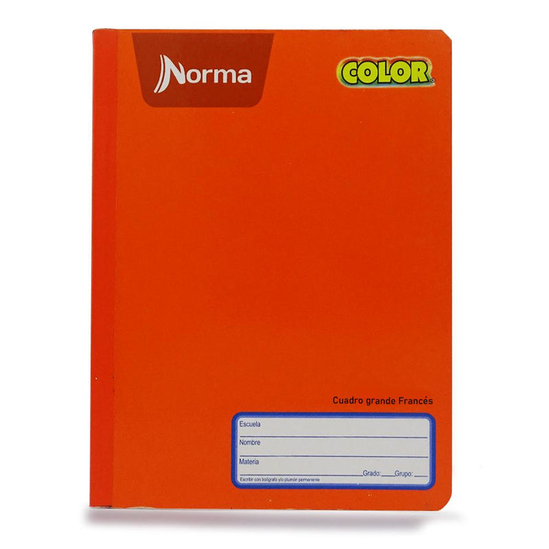 Norma CARVAJAL EDUCACION, S.A. DE C.V. ROJO CUADERNO COSIDO FRANCES 360 C7 NORMA.