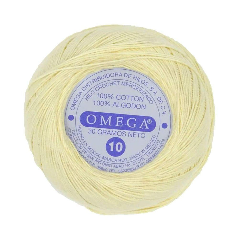 Omega OMEGA DISTRIBUIDORES DE HILO, S.A. DE C.V. HILO CROCHET OMEGA NO.10 PAJA #115 30G