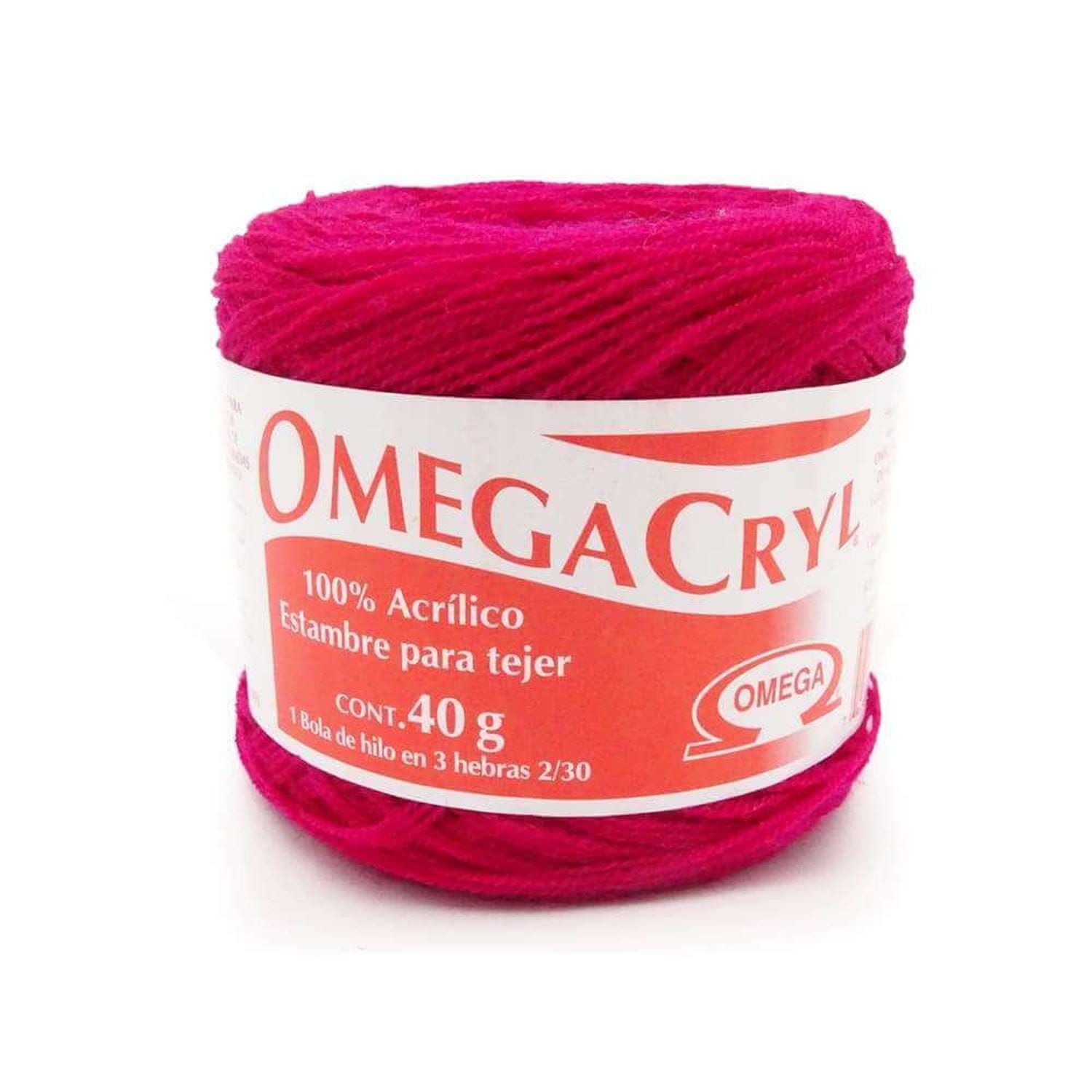 Omega OMEGA DISTRIBUIDORES DE HILO, S.A. DE C.V. HILO OMEGACRYL 2/30 40G FIUSHA #49