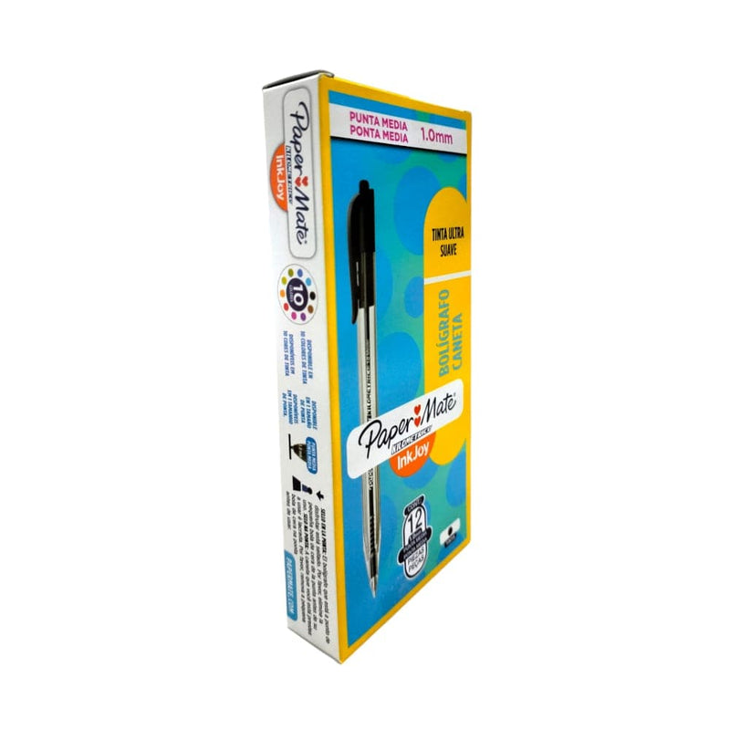 Paper Mate NEWELL BRANDS DE MEXICO, S.A. DE C.V. BOL KILOMETRICO 100RT C/12 NEGRO
