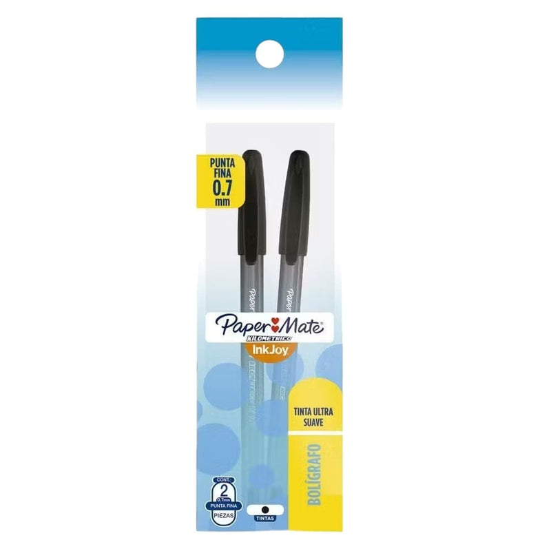 Paper Mate NEWELL BRANDS DE MEXICO, S.A. DE C.V. BOL KILOMETRICO 100ST P.FINA C/2PZ NEGRO