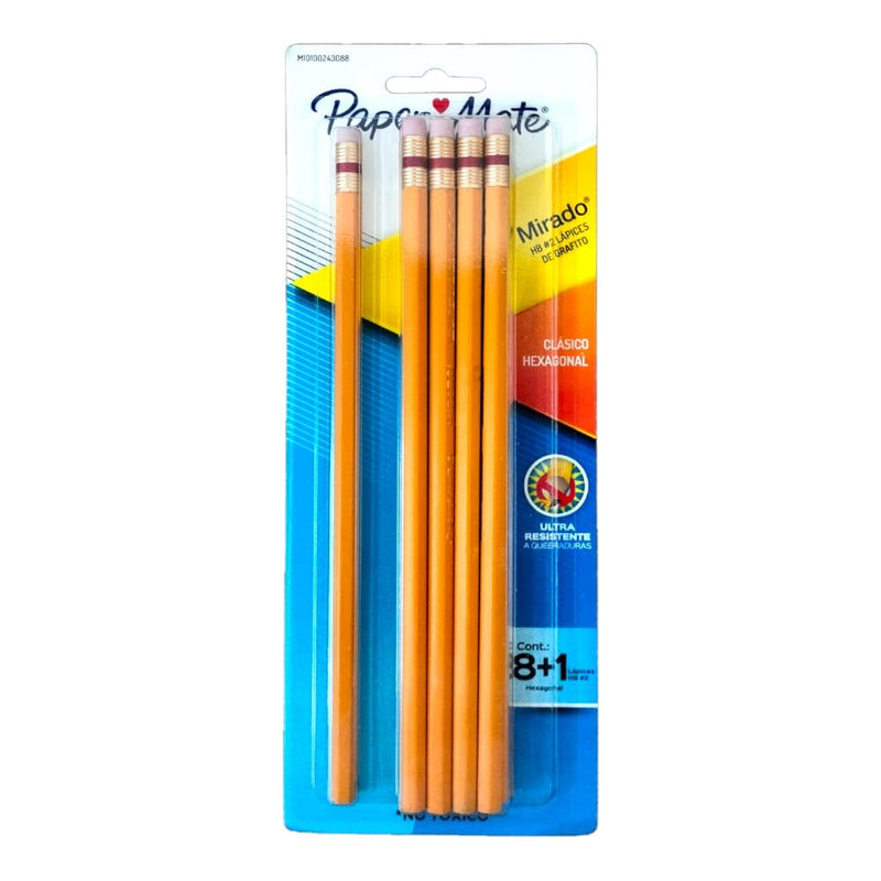 Paper Mate NEWELL BRANDS DE MEXICO, S.A. DE C.V. LAPIZ MIRADO #2 CON 8PZ HEXAGONAL