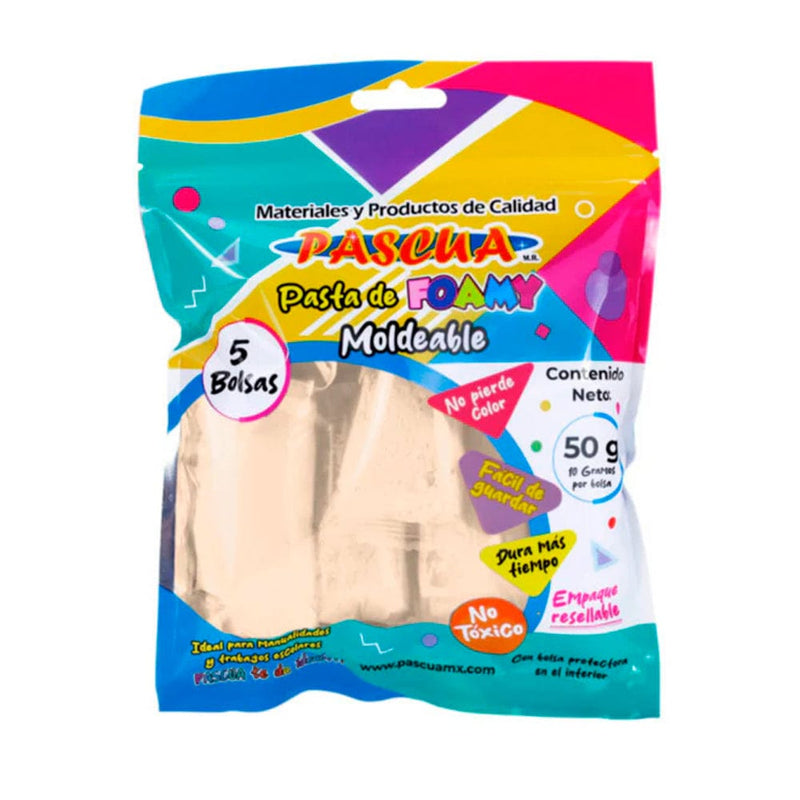 Pascua MEGAFUMI, S.A. DE C.V. FOAMY MOLDEABLE C/50G CARNE CLARO