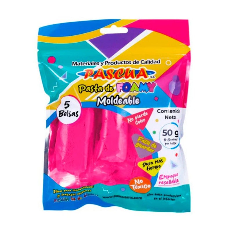 Pascua MEGAFUMI, S.A. DE C.V. FOAMY MOLDEABLE C/50G FUSHIA