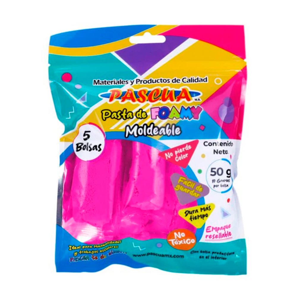 Pascua MEGAFUMI, S.A. DE C.V. FOAMY MOLDEABLE C/50G MAGENTA