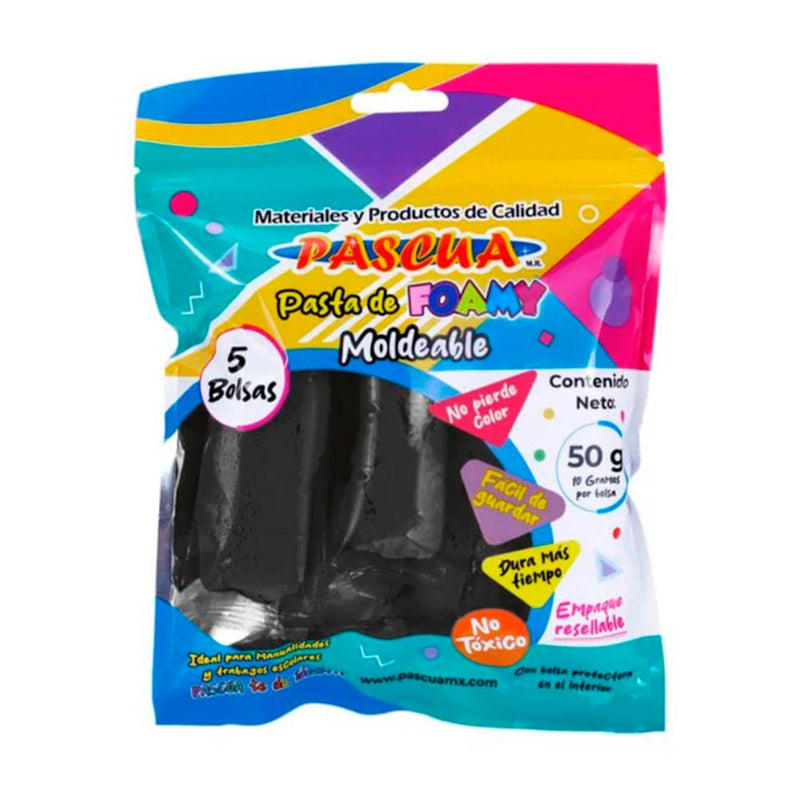 Pascua MEGAFUMI, S.A. DE C.V. FOAMY MOLDEABLE C/50G NEGRO