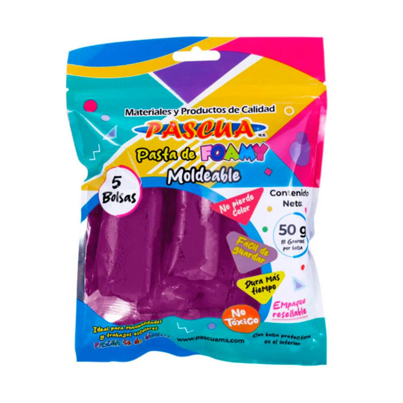 Pascua MEGAFUMI, S.A. DE C.V. FOAMY MOLDEABLE C/50G VIOLETA