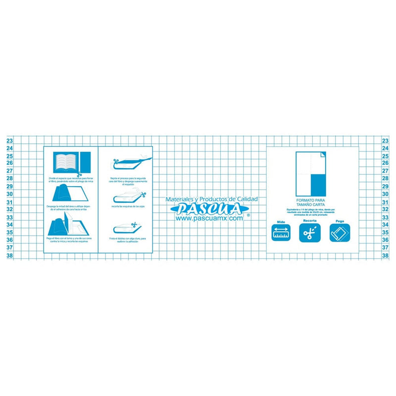 Pascua MEGAFUMI, S.A. DE C.V. MICA AUTOADHERIBLE 50X66CM PASCUA
