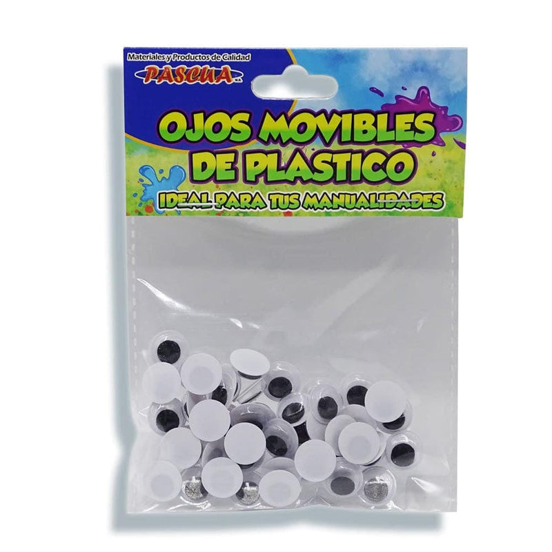 Pascua MEGAFUMI, S.A. DE C.V. OJOS MOVIBLES REDONDOS 12MM C/50PZ