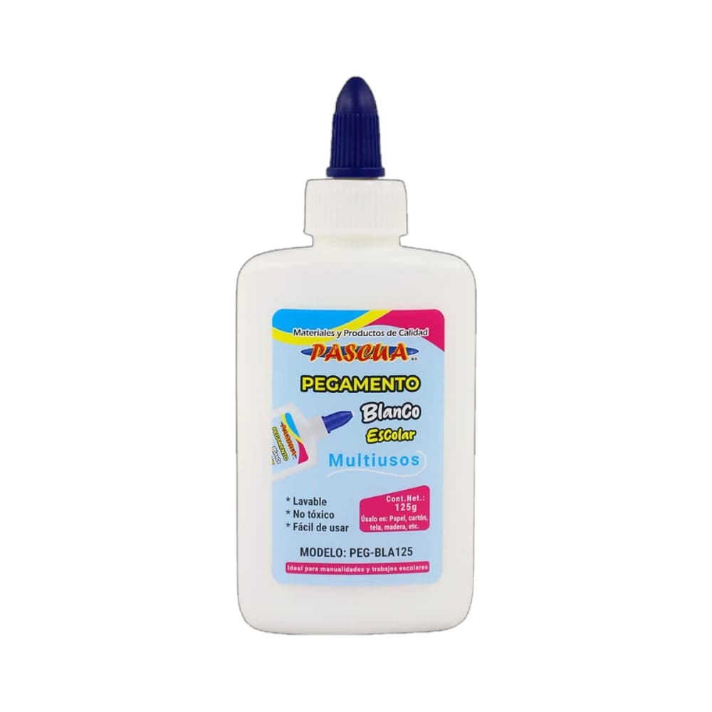 Pascua MEGAFUMI, S.A. DE C.V. PEGAMENTO ESCOLAR BLANCO PASCUA 125G
