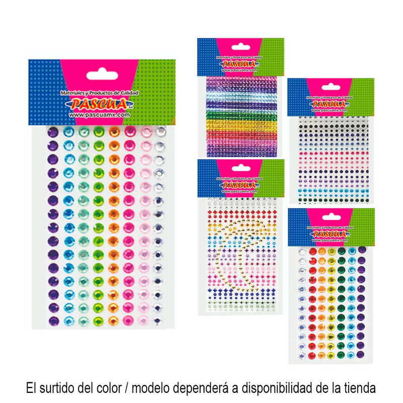 Pascua MEGAFUMI, S.A. DE C.V. PLANILLA CALCO DIAMANTES DIF. MEDIDAS SURT RAINBOW