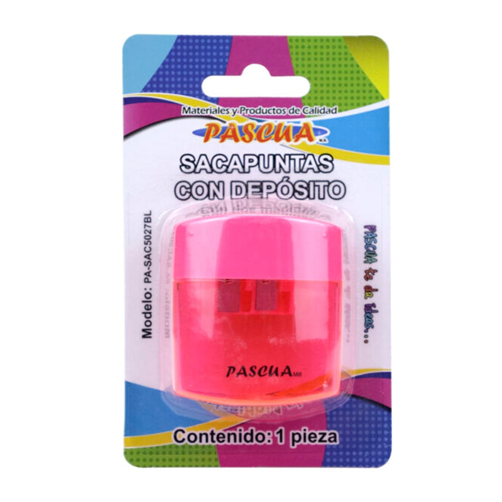 Pascua MEGAFUMI, S.A. DE C.V. SACAPUNTAS PASCUA DOBLE C/DEPOSITO OVAL