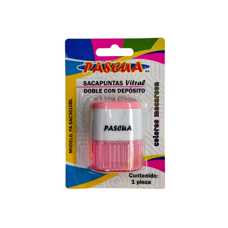 Pascua MEGAFUMI, S.A. DE C.V. SACAPUNTAS PASCUA DOBLE C/DEPOSITO VITRAL