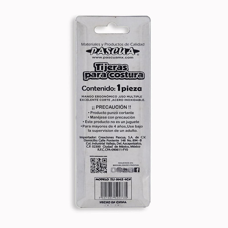 Pascua MEGAFUMI, S.A. DE C.V. TIJERA PASCUA PARA COSTURA 10.60CM