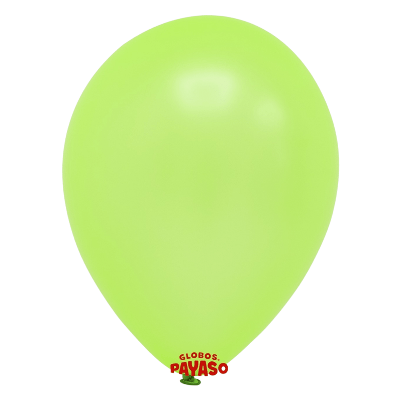 Payaso FABRICAS SELECTAS DEL CENTRO, S.A. DE C.V. BOLSA C/50 GLOBOS PAYASO #10 NEON VERDE