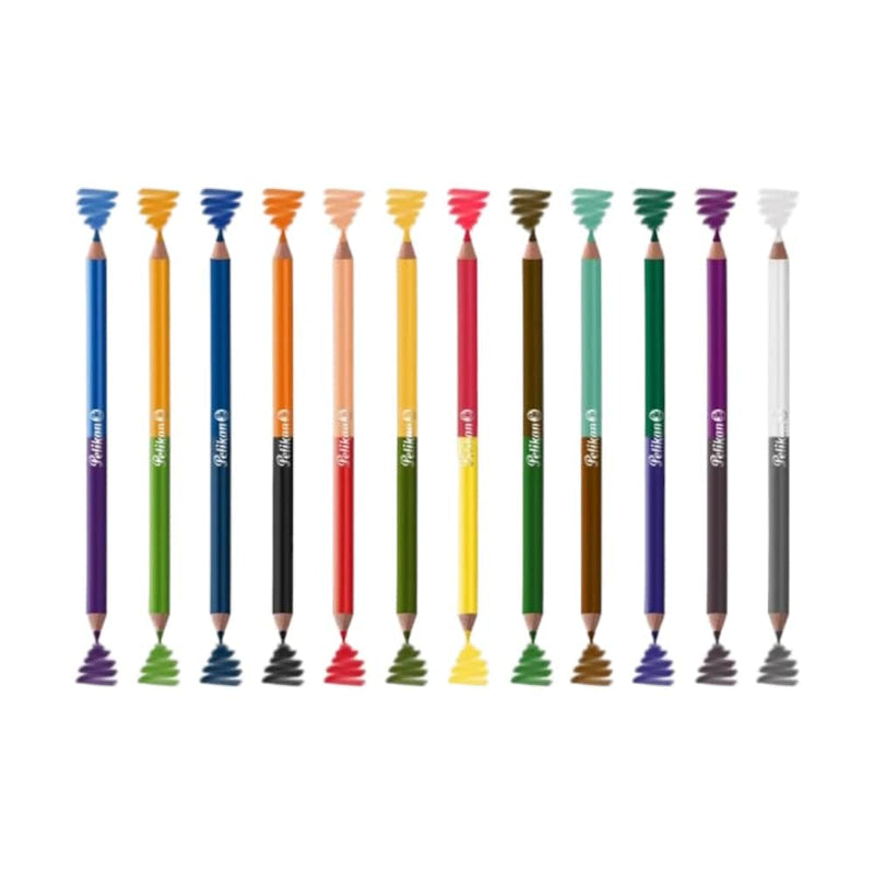 Pelikan PELIKAN MEXICO, S.A. DE C.V. LAPIZ COLORES PELIKAN C/12=24 BICOLOR