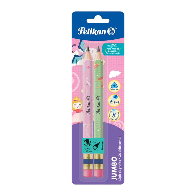 Pelikan PELIKAN MEXICO, S.A. DE C.V. LAPIZ TRIANGULAR JUMBO C/2PZ PELIKAN C/DISEÑO