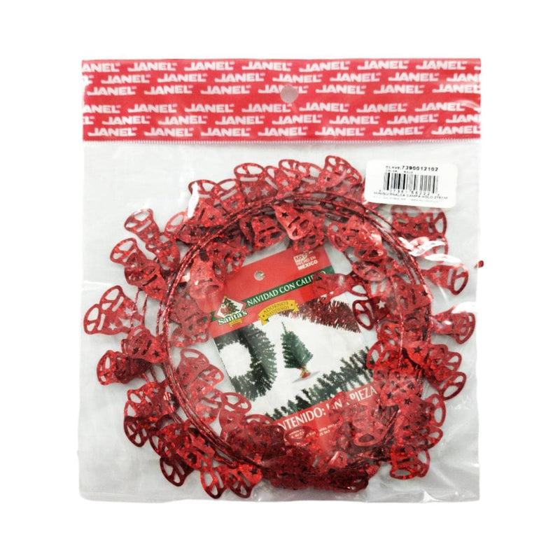 Santa´s Land JANEL (SANTA'S LAND), S.A. DE C.V. MINI GUIRNALDA CAMPANAS ROJA