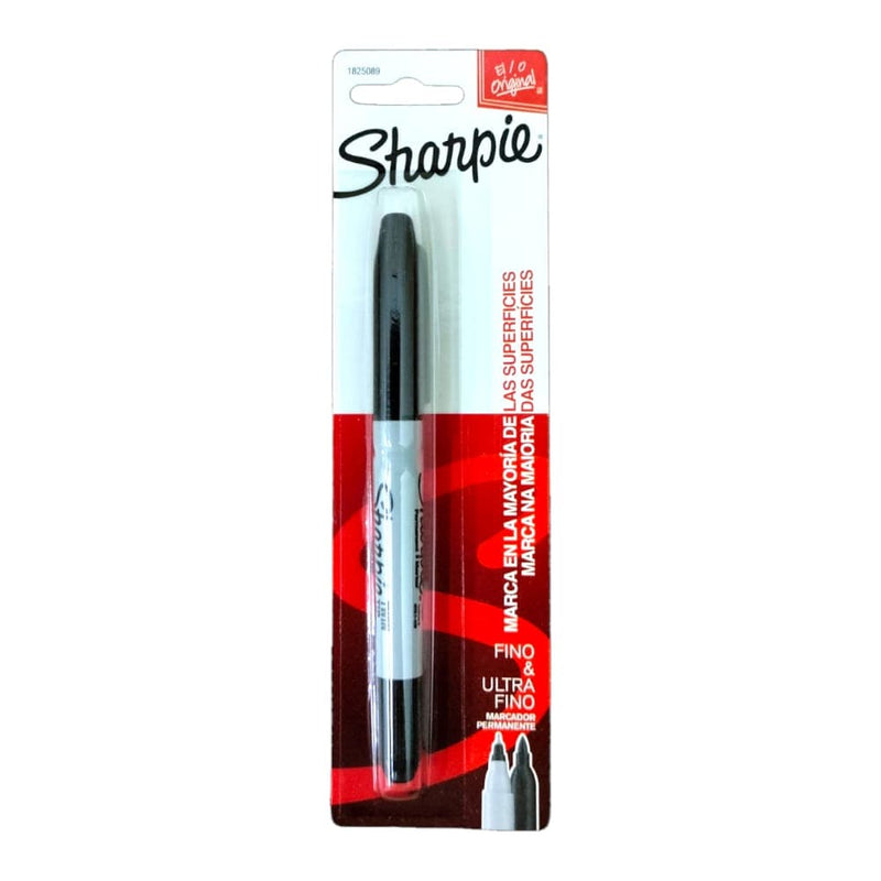 Sharpie NEWELL BRANDS DE MEXICO, S.A. DE C.V. MARCADOR SHARPIE TWIN TIP C/1PZ NEGRO