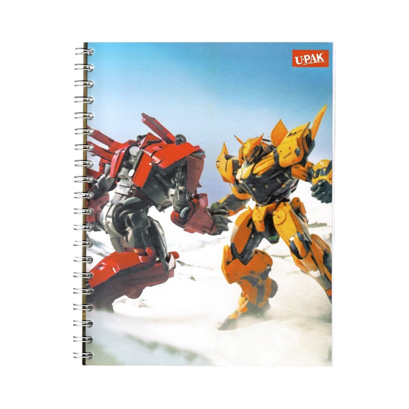 Upak UPAK, CORPORACION IMPRESORA, SA DE CV CUADERNO GLADIADOR C/100H C7 ROBOTS