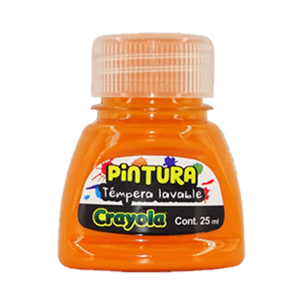 Pintura Tempera Crayola 25ml Naranja 8455