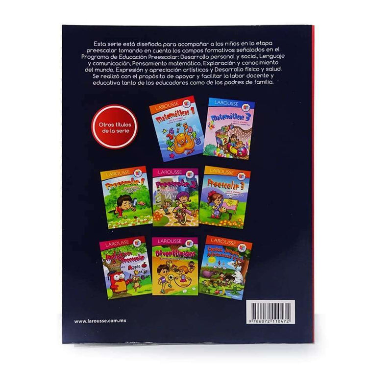 Larousse EDICIONES LAROUSSE, S.A. DE C.V. JUMBO PREESCOLAR MATEMATICAS 3 LAROUSSE